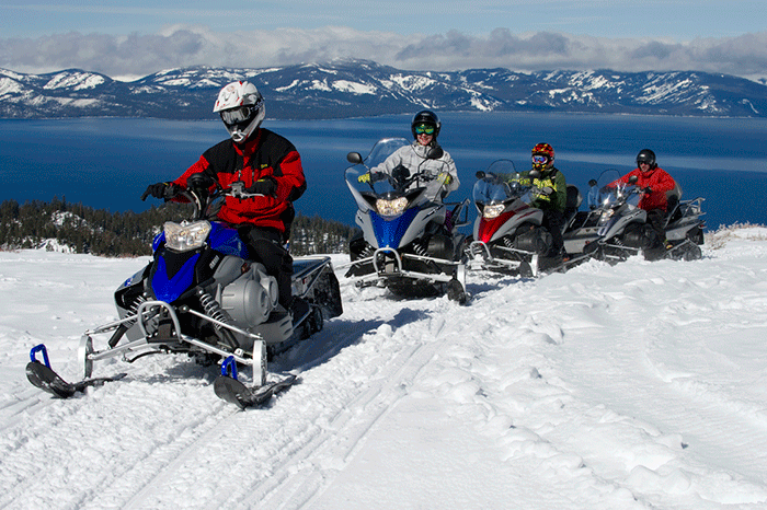 Snowmobiling in South Lake Tahoe - Tahoe South