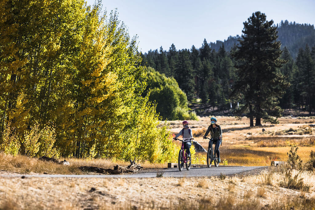 Biking Kahle Rabe Meadows Trail Tahoe South