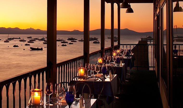 Top South Tahoe Dining with Waterfront Views