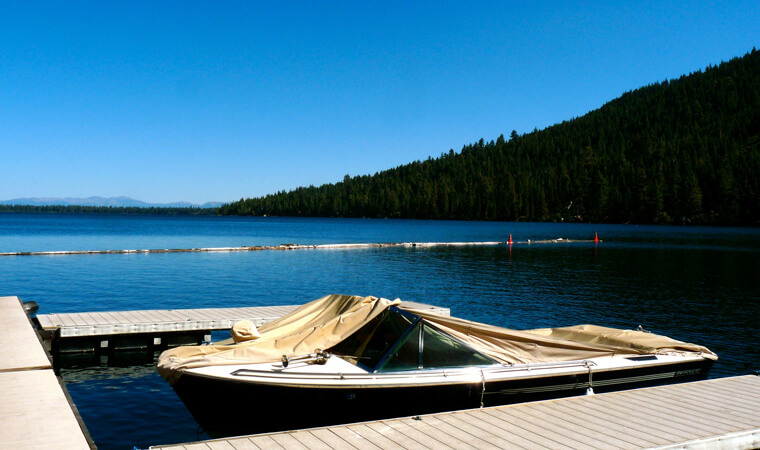 boating on fallen leaf lake