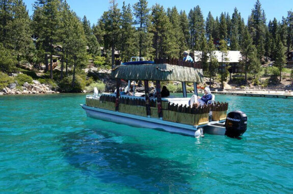 Cruise Lake Tahoe Tiki Boat