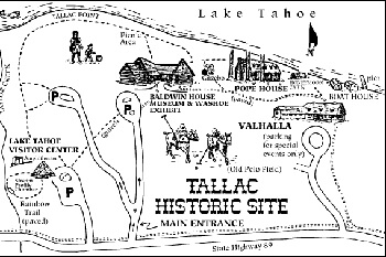 Tallac Historic Site Map