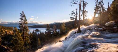 Eagle Falls at Emerald Bay Lake Tahoe
