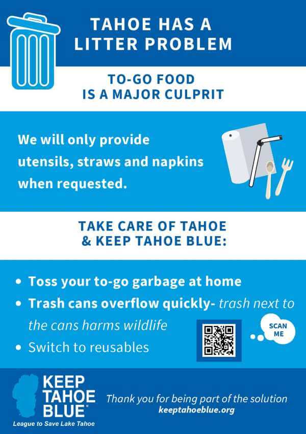 Tahoe has a litter problem infographic