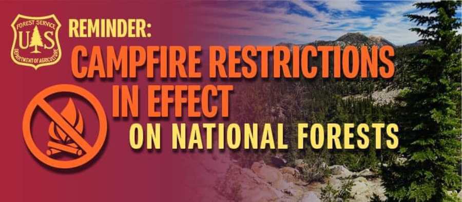 Forest Service Campfire Restrictions Lake Tahoe