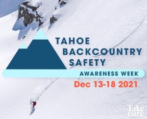 Tahoe Backcountry Safety Awareness Week Dec 13-18