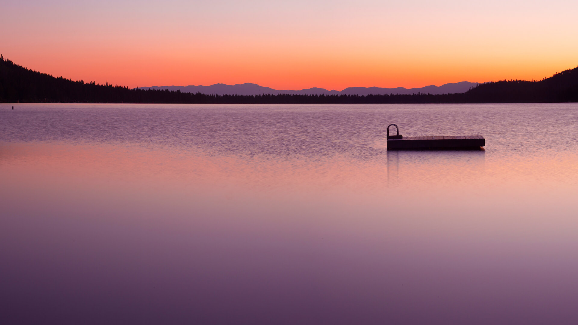 Sunset at Fallen Leaf Lake - Brad Scott / LTVA