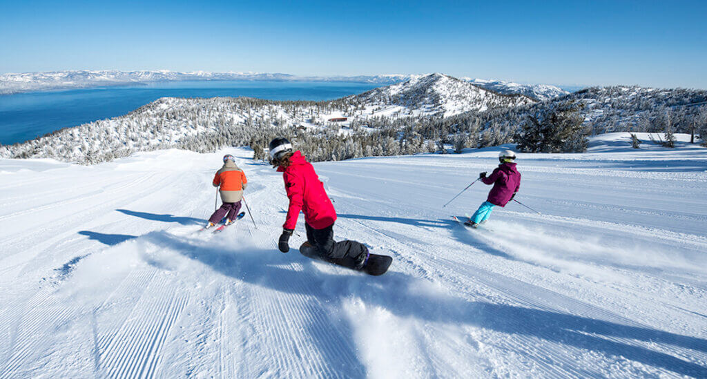 Skiing and Snowboarding at Heavenly Mountain Resort At Lake Tahoe