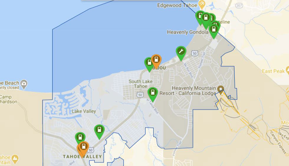 map of electric vehicle charging stations