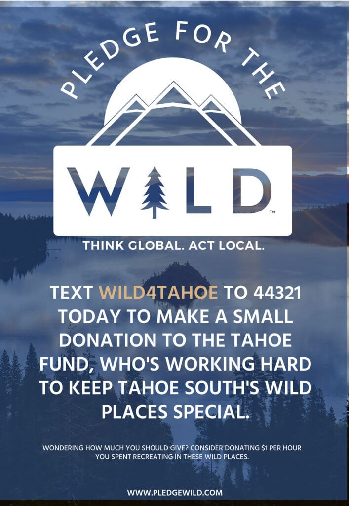 Pledge for the Wild Lake Tahoe
