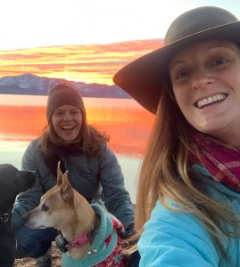 Lake Tahoe Sunset sisters