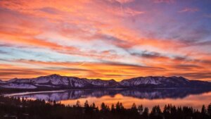 Lake Tahoe South Shore Sunset