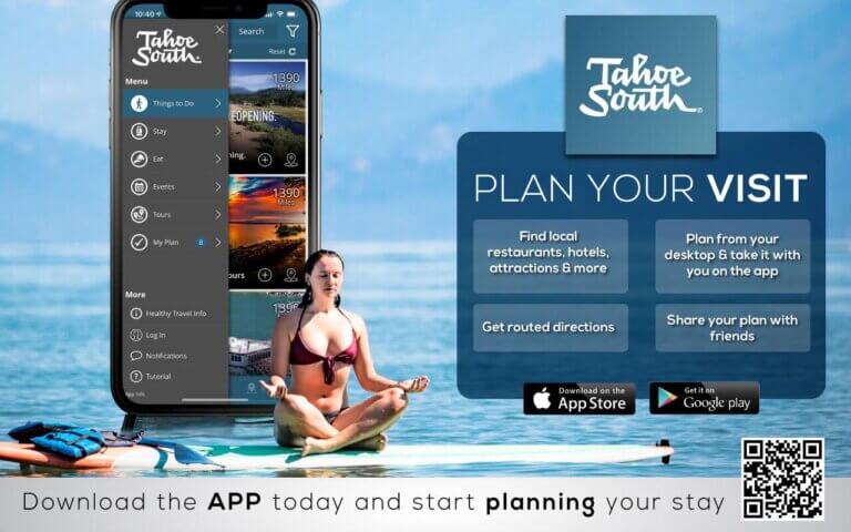 Plan Your Trip Tahoe Summer Graphic